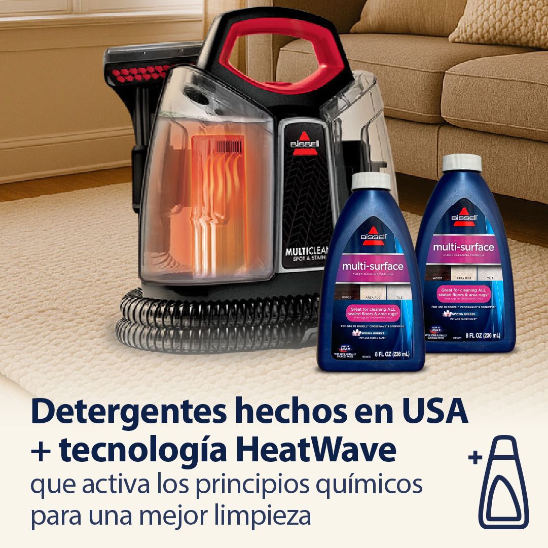 Lavadora de Tapiz MultiClean SpotClean BISSELL 4720M + 3 Detergentes
