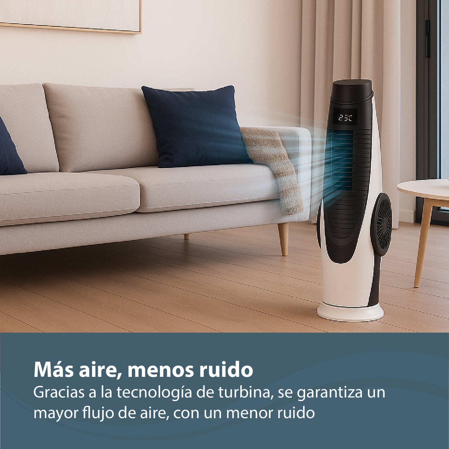 Ventilador Torre Turbina WIFI