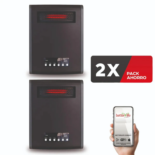 Estufa Electrica Infrarroja (2 UNIDADES) 60 m2 WiFi