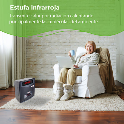 Estufa Eléctrica Infrarroja UV 70 m2 WiFi image 2