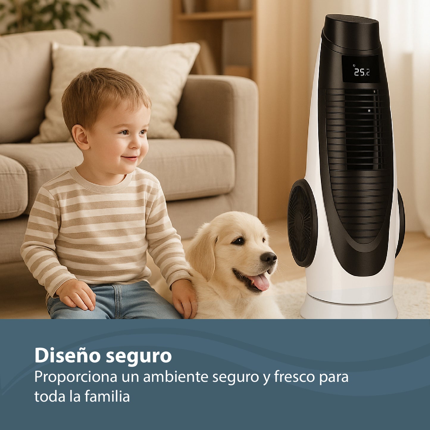 Ventilador Torre Turbina WIFI