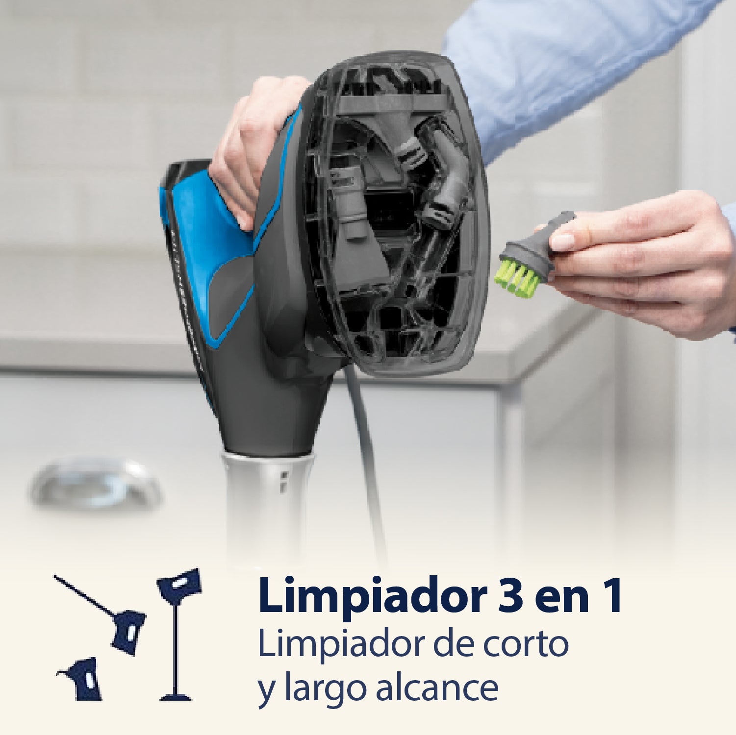 Mopa a Vapor Desmontable PowerFresh SlimSteam 2234N image 10