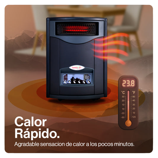 Producto de Venta de Bodega - Open Box - Estufa Infrarroja UV 70 m² BetterLife BLIR1500UVPSW image 3