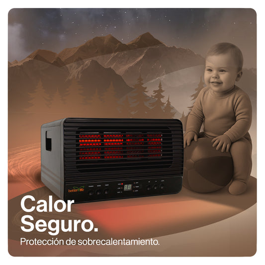 Producto de Venta de Bodega - Open Box - Estufa Infrarroja 45 m2 betterlife BLIR1500CW image 2