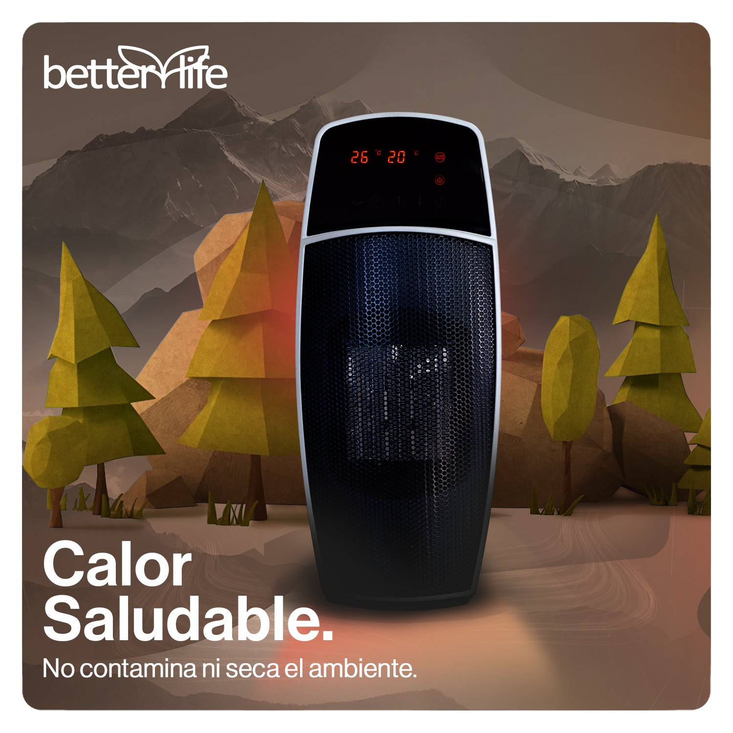 Termoventilador Digital Wi-Fi 15 m2 image 1