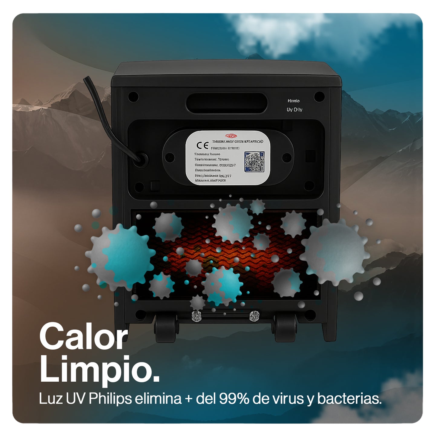 Producto de Venta de Bodega - Open Box - Estufa Infrarroja UV 70 m² BetterLife BLIR1500UVPSW image 7