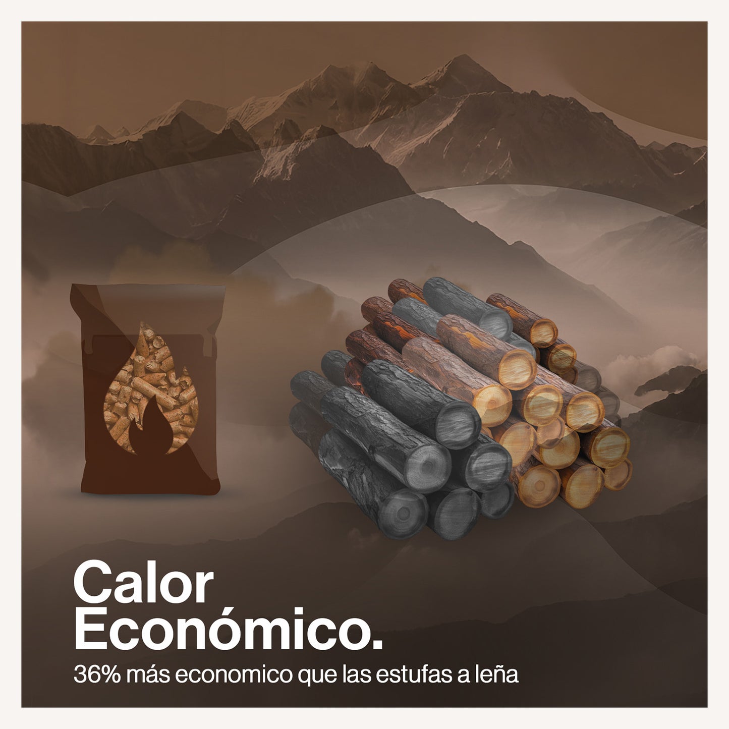 Estufa Pellet 6,2 KW 100 m2 WiFi image 6