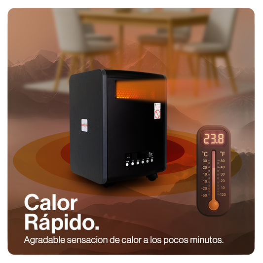 Estufa Electrica Infrarroja UV 100 m2 WiFi image 2