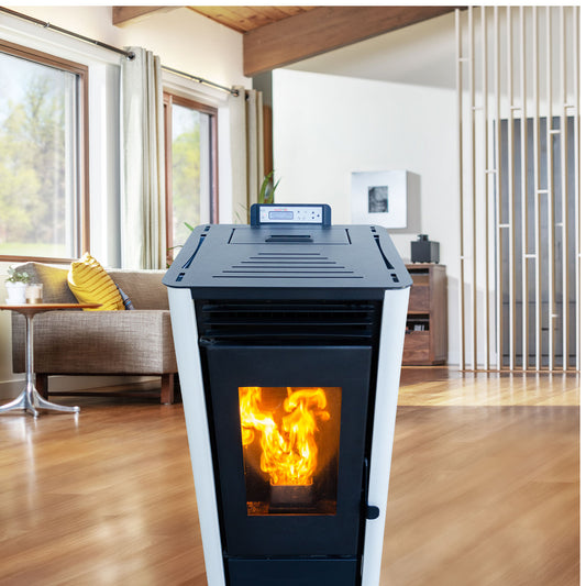 Estufa Pellet 9,5 Kw 160 M2 Wifi + Kit De Instalación image 12