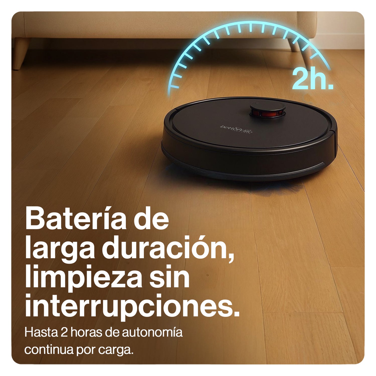 Conjunto Robot Laser Aspiradora y Mopa + Base Colector de Basura image 1