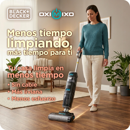 Aspiradora Trapeadora Vacuum + Wash Duo B+D