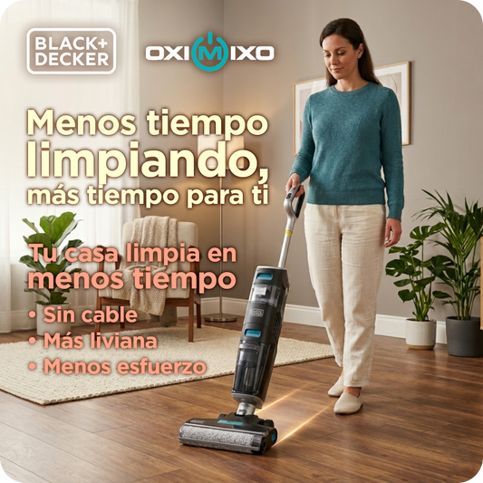 Lavadora de pisos Vacuum + Wash Duo