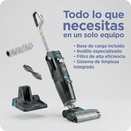 Lavadora de pisos Vacuum + Wash Duo
