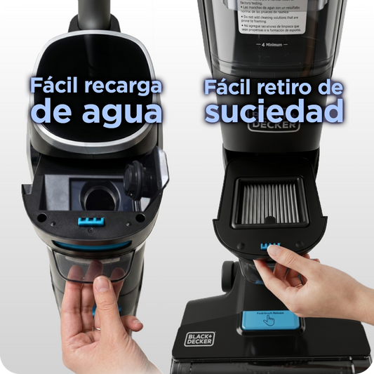 Lavadora de pisos Vacuum + Wash Duo