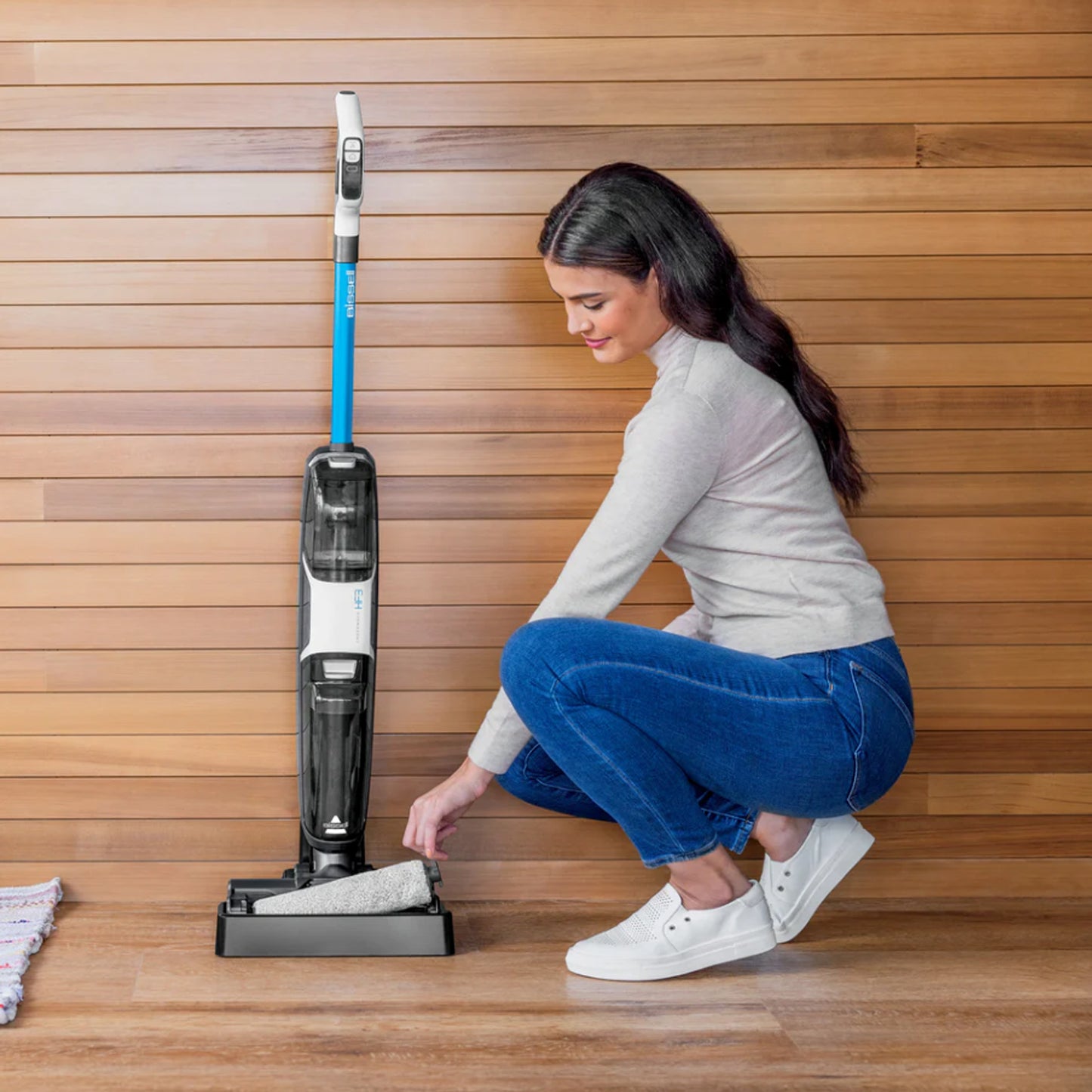 Aspiradora y Trapeadora Crosswave Inalámbrica HF3 + 3 Detergente