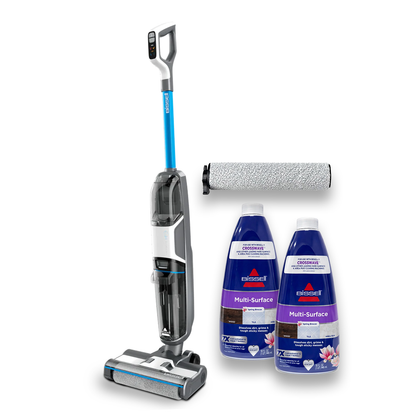 Aspiradora y Trapeadora Crosswave Inalámbrica HF3 + 1 Rodillo + 2 Detergente