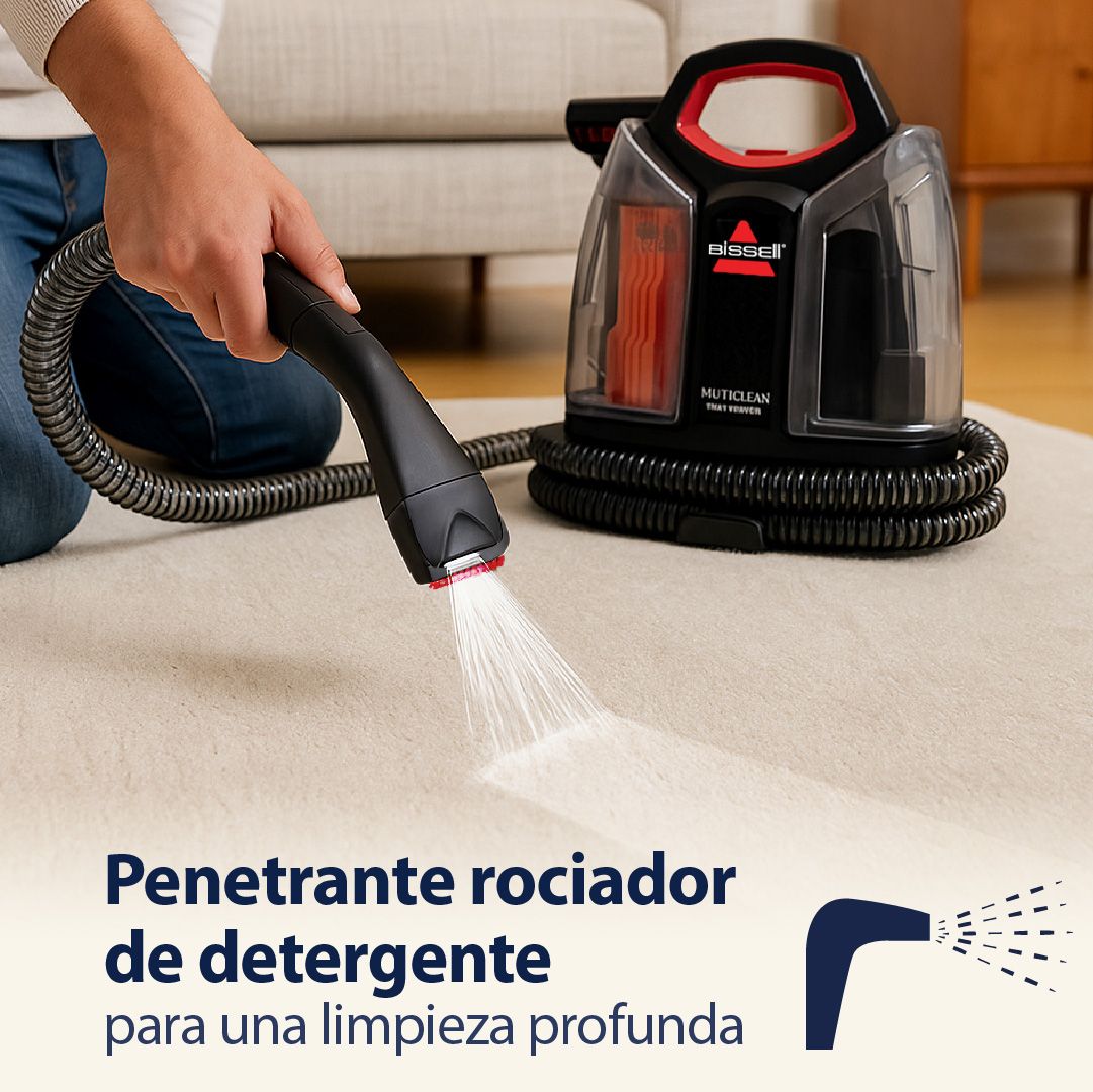 Lavadora de Tapiz MultiClean SpotClean BISSELL 4720M + 3 Detergentes