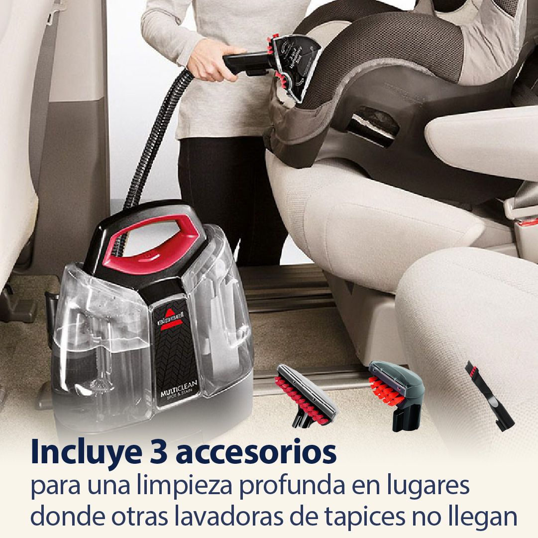 Lavadora de Tapiz MultiClean SpotClean BISSELL 4720M + 3 Detergentes