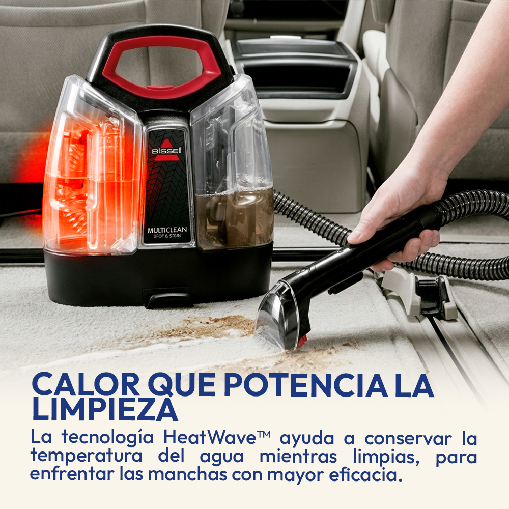 Lava Tapiz MultiClean SpotClean BISSELL 4720M + 2 Detergentes