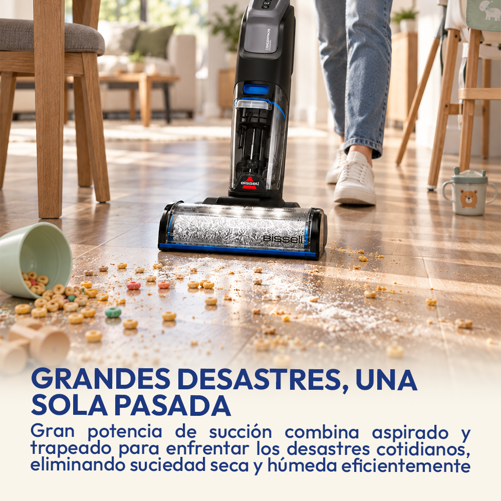 Aspiradora y Trapeadora Inalámbrica Crosswave Omnifind +  2 Detergentes