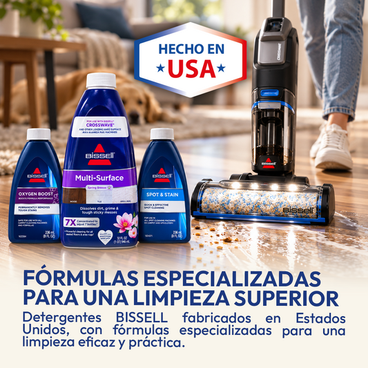 Aspiradora y Trapeadora Inalámbrica Crosswave Omnifind +  3 Detergentes