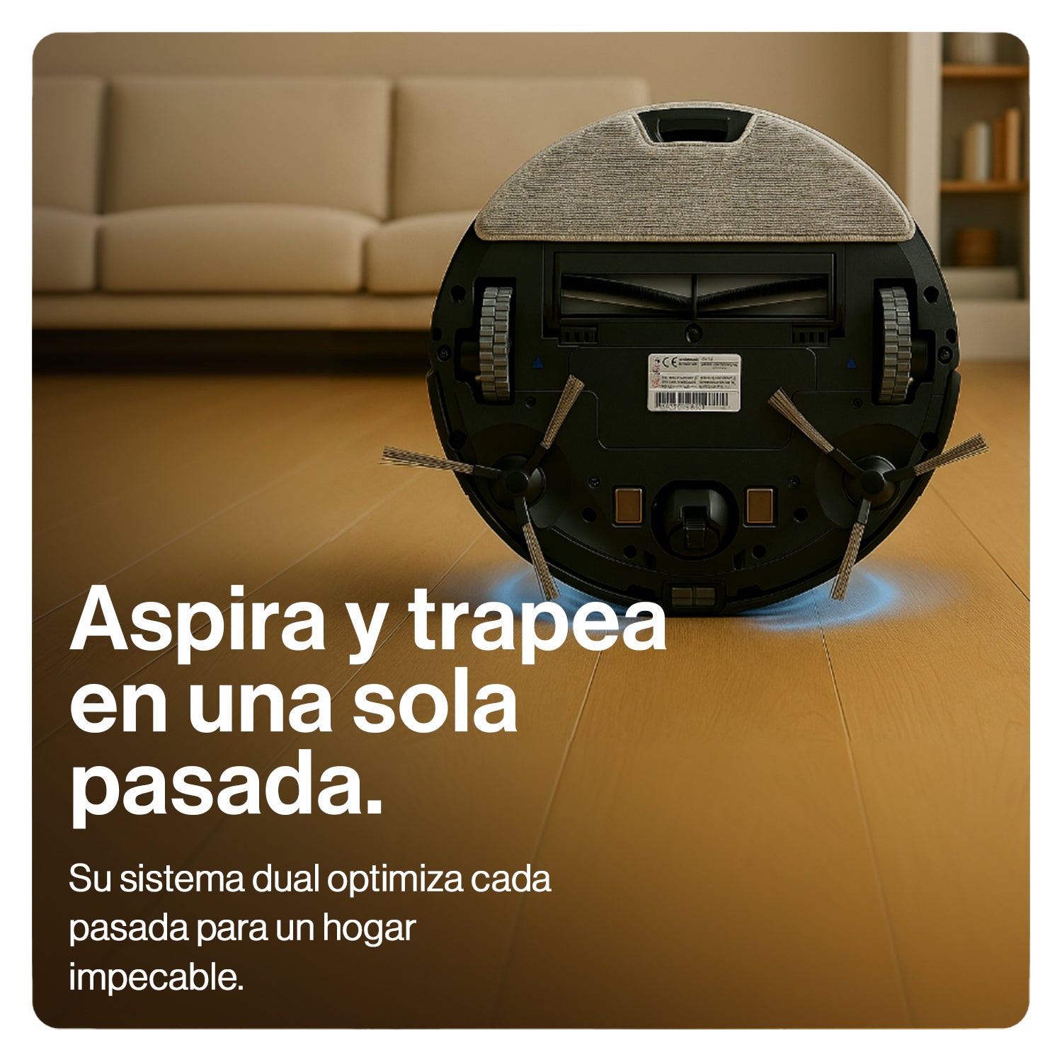 Conjunto Robot Laser Aspiradora y Mopa + Base Colector de Basura image 6