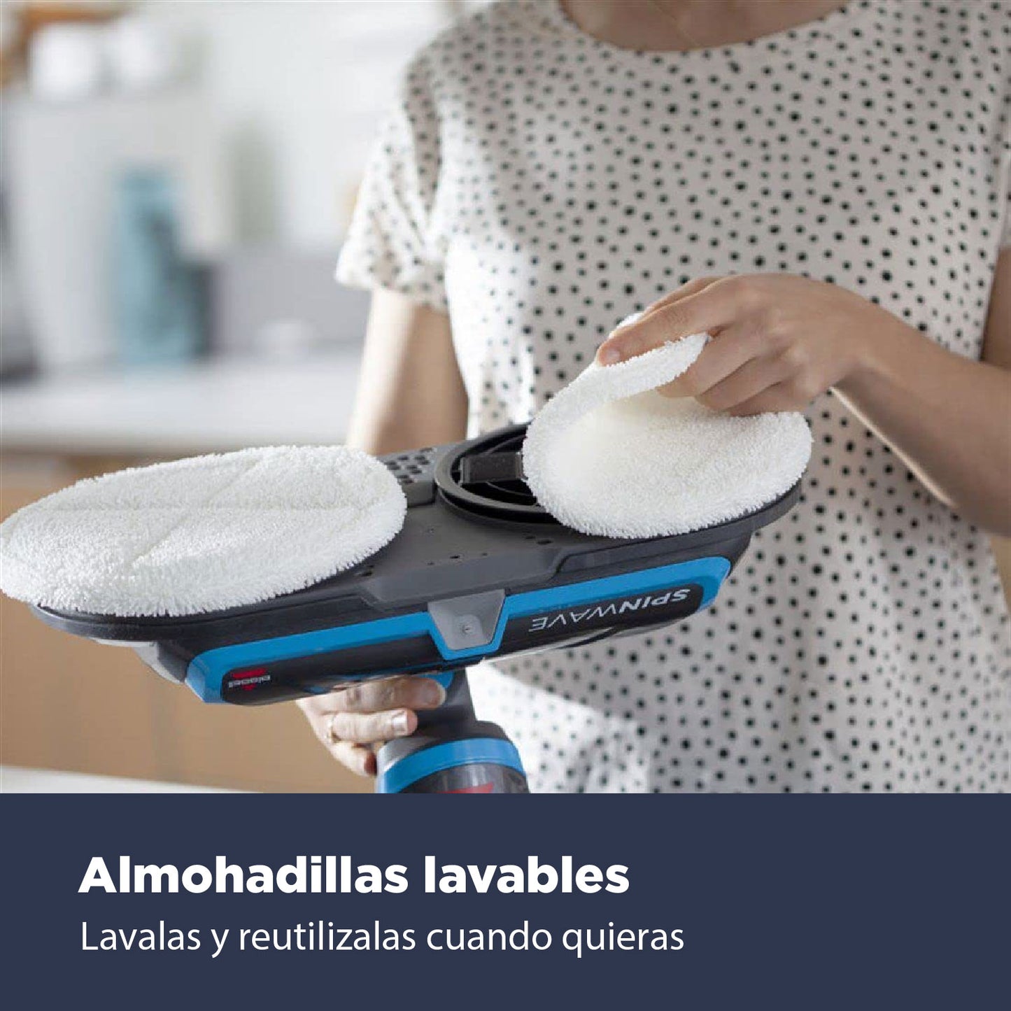 Trapeador Eléctrico Inalámbrico Spin Wave image 2