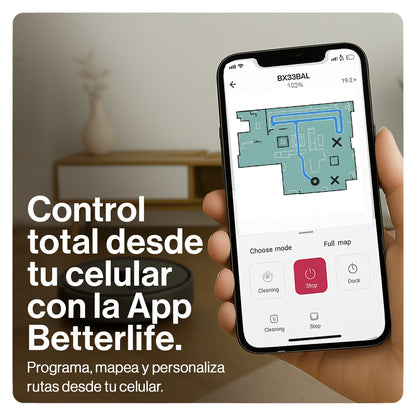 Conjunto Robot Laser Aspiradora y Mopa + Base Colector de Basura image 5