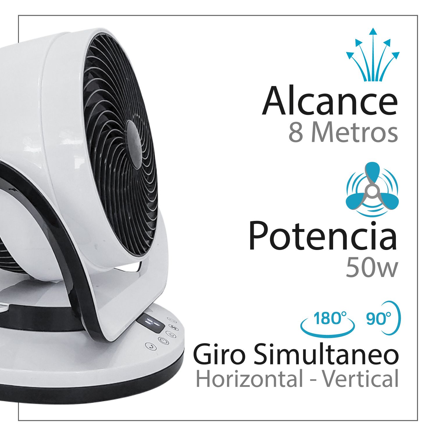 Producto de Venta de Bodega - Open Box - Ventilador Circulador de Aire betterlife BLV50AC image 1