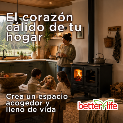 Cocina a leña