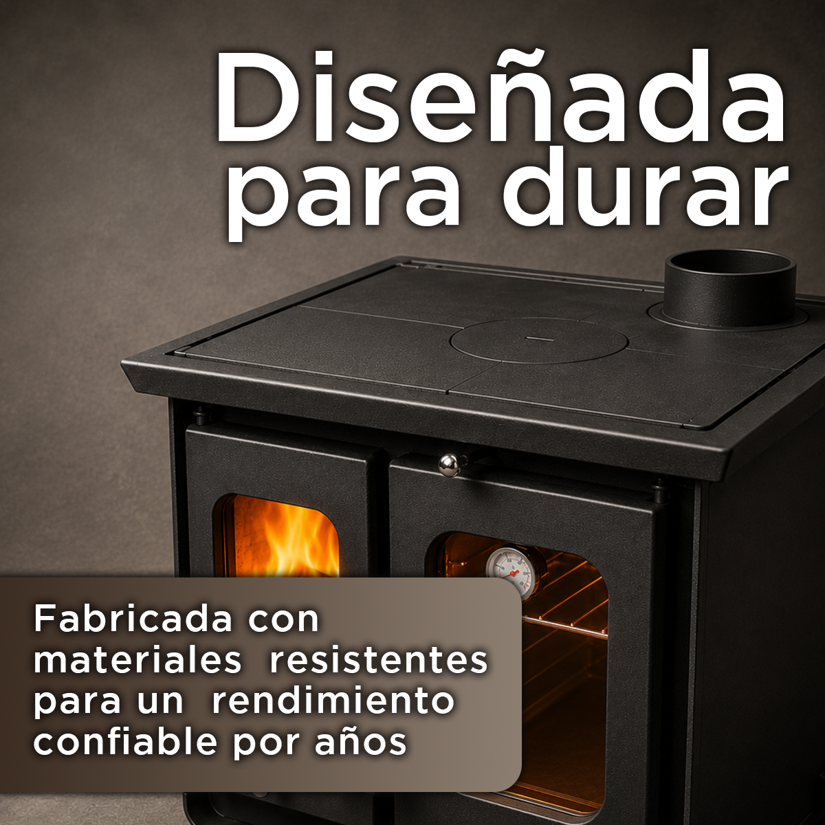 Cocina a leña