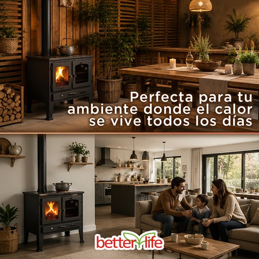 Cocina a leña