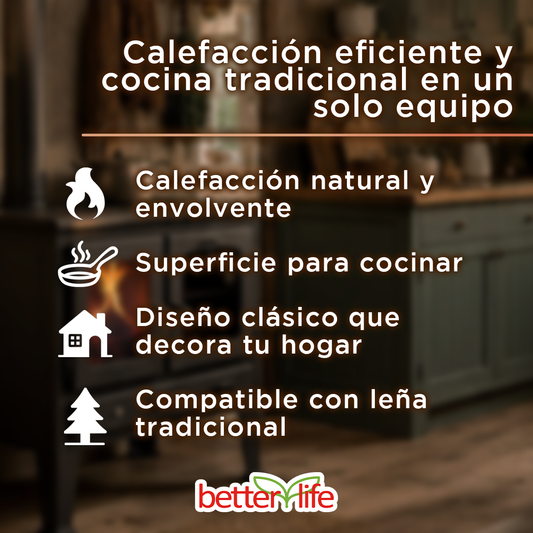 Cocina a leña