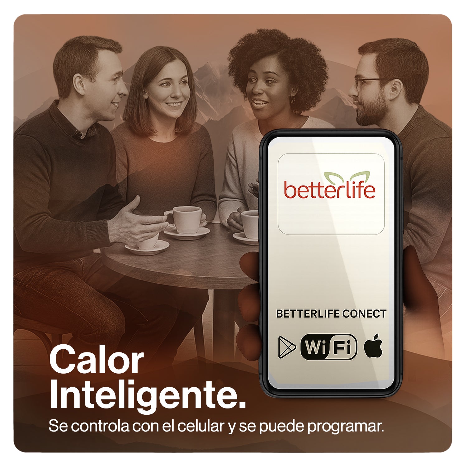 Estufa Eléctrica Infrarroja UV 70 m2 WiFi image 3