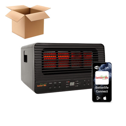 Producto de Venta de Bodega - Open Box - Estufa Infrarroja 45 m2 betterlife BLIR1500CW image 0