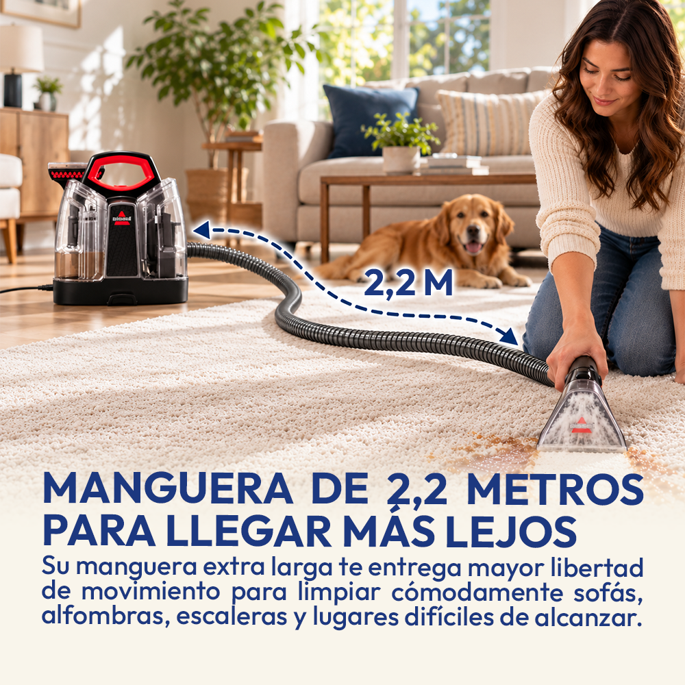 Lava Tapiz MultiClean SpotClean BISSELL 4720M + 2 Detergentes