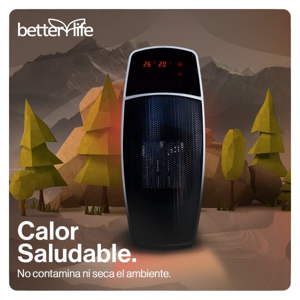 Termoventilador Digital Wi-Fi BLPTC1500W 15 m2 - Imagen 2