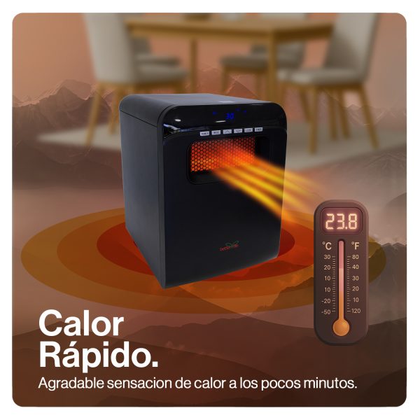 Estufa Eléctrica Infrarroja 60 m2 WiFi - Imagen 3