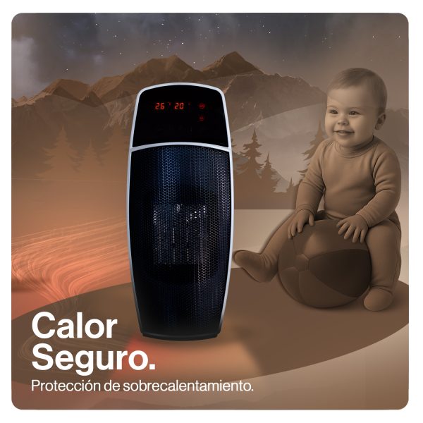 Termoventilador Digital Wi-Fi BLPTC1500W 15 m2 - Imagen 3