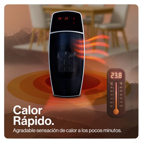 Termoventilador Digital Wi-Fi BLPTC1500W 15 m2 - Imagen 5