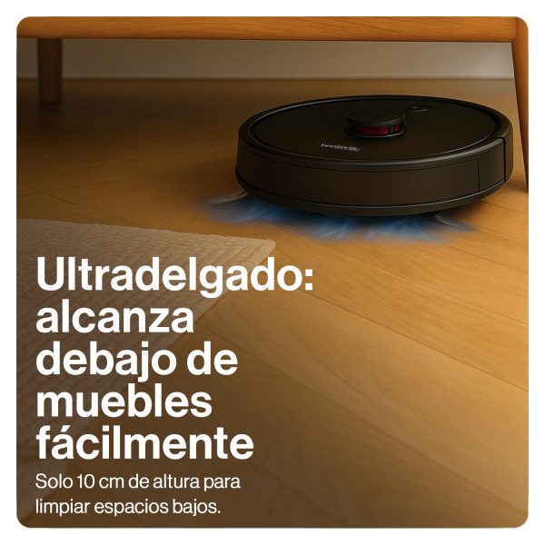 Conjunto Robot Laser Aspiradora y Mopa + Base Colector de Basura - Imagen 3