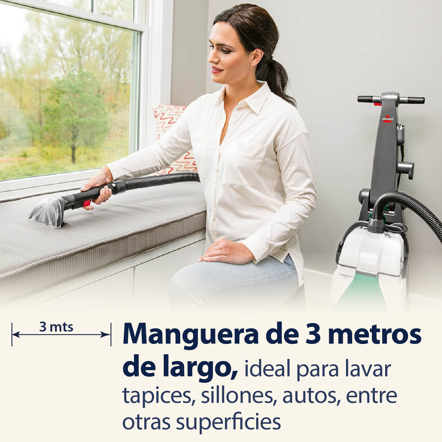 Lavadora de Alfombras Industrial Big Green BISSELL 48F3N - Imagen 6