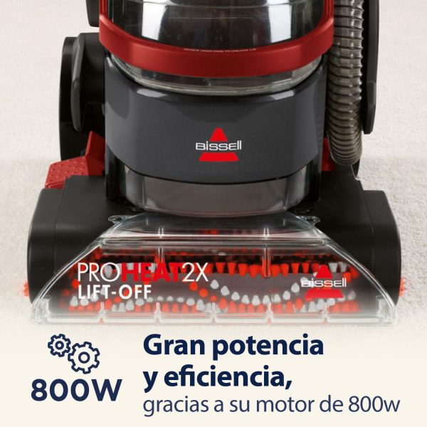 Lavadora de Alfombras ProHeat 2X LiftOff BISSELL 2072N - Imagen 3