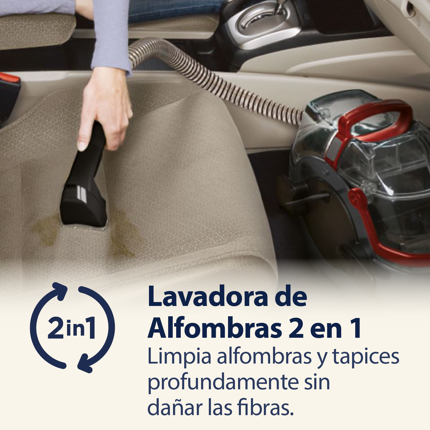 Lavadora de Alfombras ProHeat 2X LiftOff BISSELL 2072N - Imagen 2