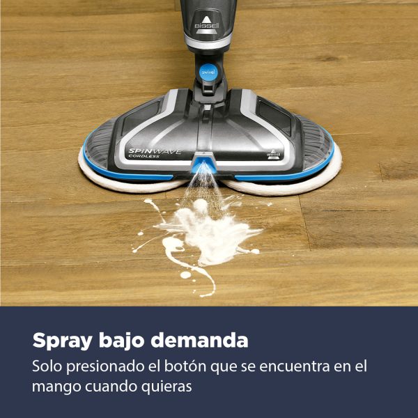 Trapeador Eléctrico Inalámbrico Spin Wave - Imagen 8